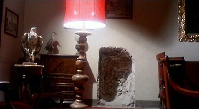 REALLY ADDS A NICE "CASK OF AMONTILLADO" VIBE TO THE DECOR, DOESN'T IT?