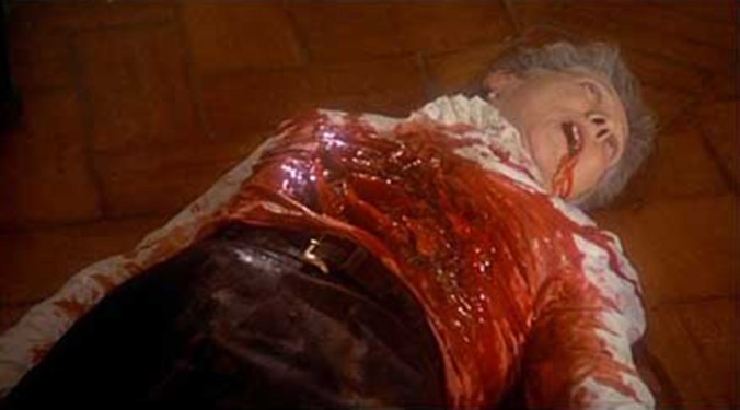 YOU THINK A GAPING CHEST WOUND IS GONNA STOP THIS LADY? HELL NO. SHE’S A PISTOL, THAT ONE.