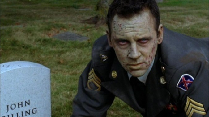 He returned from the dead to vote, but the miracle of his resurrection was nothing in the face of Diebold.